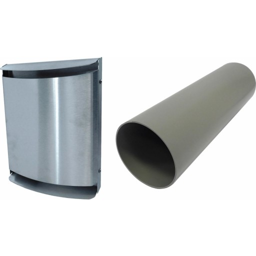 Bosch udvendig rustfri skærm og ventilationskanal til Vent 2000 D startpakken