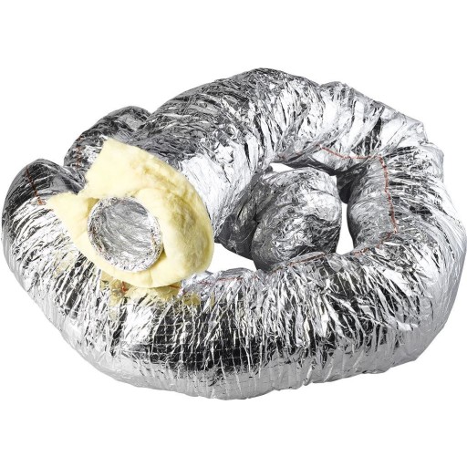Flexslange, alufolie Ø100mm x 5m - isoleret billede
