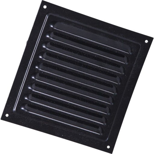 Duka Jalousirist MVM 150X150MM Sortlakeret aluminium