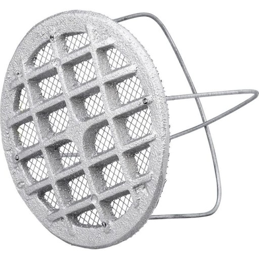 Duka ventilrist, Ø77 mm, støbt i aluminium billede