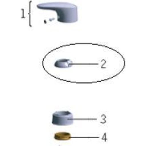 Oras Vega køkken dækkappe m/gevind