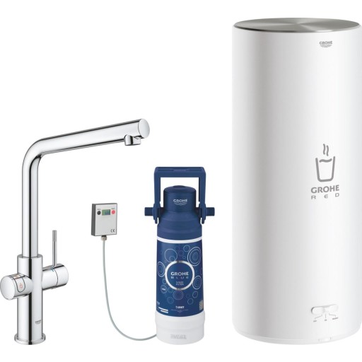 Grohe Red Duo L köksblandare, kokande vatten, krom