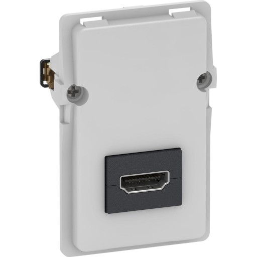 LK Fuga HDMI udtag, 1,5 modul, uden afdækning billede