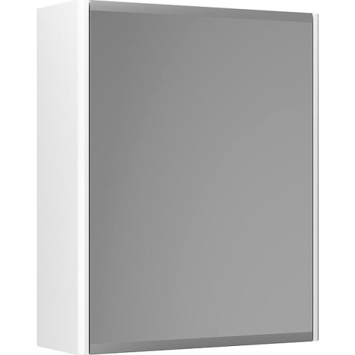 Graphic Spejlskab 45x55x16 cm hvid dobbeltsidet spejl 2 hylder