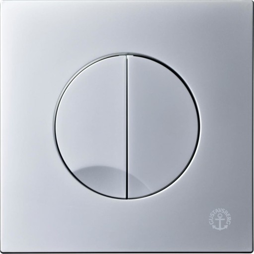 Gustavsberg Triomont XS Betjeningsplade duo skyl matkrom