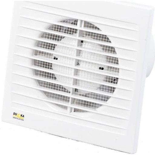 DUKA EL 500 S badventilator, Ø100 mm, hvid billede