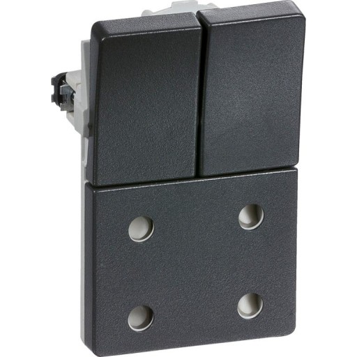 LK Fuga dobbelt stikkontakt, koksgrå