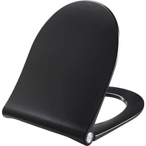 Pressalit Sway D2 toalettsits, soft close, snabbfäste, svart