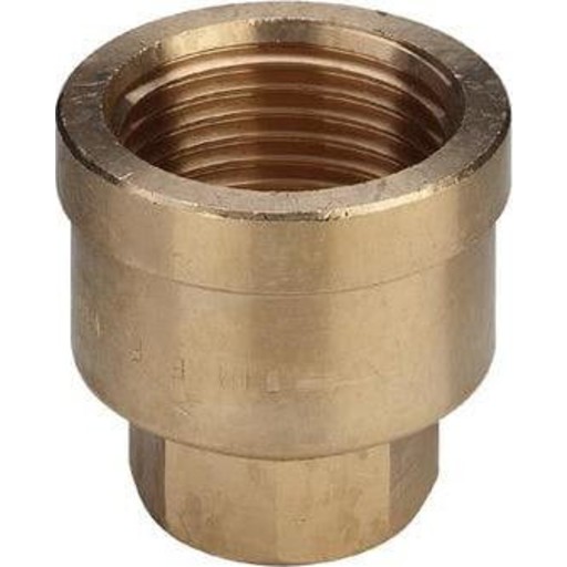 1/2" x 3/8" Form. muffe Rødgods Silicium Bronze