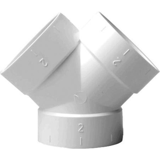 Nilfisk-Frithiof centralstøvsuger 45° Y-grenrør - Ø51mm billede