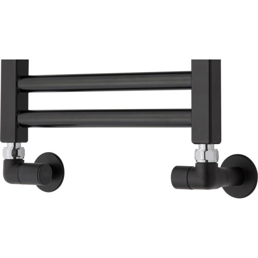 TVS ventilsæt 150 sort - 1/2 manuelt ventilsæt inkl rørafdækninger