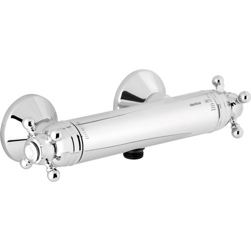 Damixa Tradition brusetermostat med afgang ned - Krom