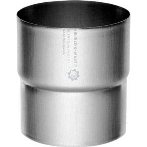 Rheinzink Rørmuffe 87 mm. prePatina walzblank - Tages ikke retur -