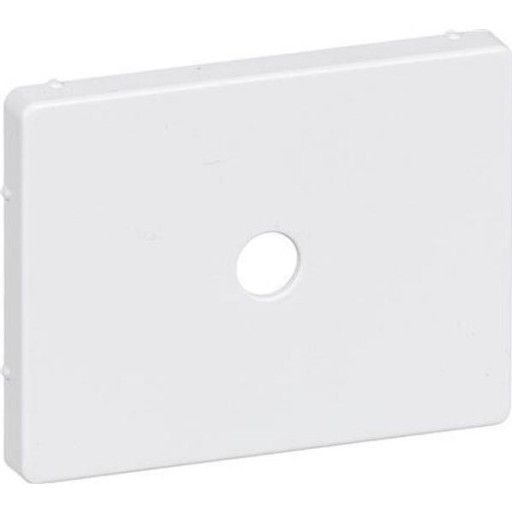 OPUS 66, Afdkning til lampeudtag, 1 modul, hvid - Lauritz Knudsen