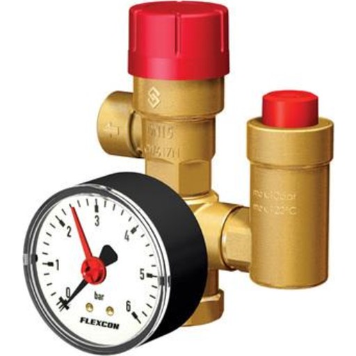 Flamco samlesæt til trykekspansionsbeholder 3/4", 2,5 bar