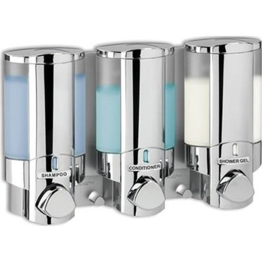 Hefe Aviva III sæbedispenser, krom billede