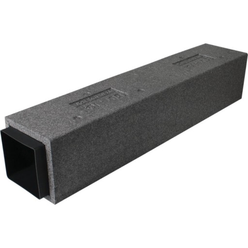 Therm aftrksrr, 150x150x500 mm, med 20 mm Neopor isolering