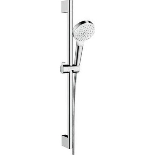 Hansgrohe Crometta brusestangsst, 65cm, hvid/krom