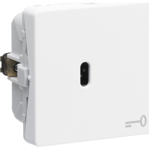 LK Fuga afbryder med korrespondance for nøgle, 1 modul, hvid billede