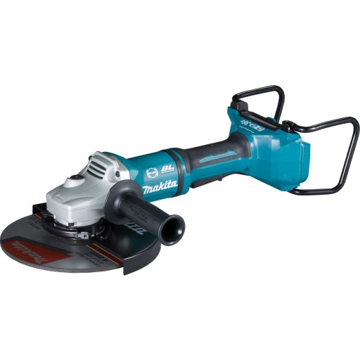 Makita DGA900ZX1 Akumuliatorinis kampinis šlifuoklis, 18 V, ø230mm, 6000 min-1, paddle jungiklis, Be akumuliatorių ir kroviklio!
