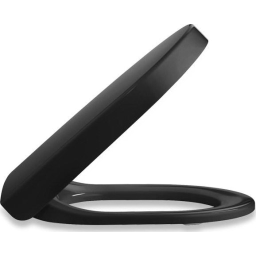 Pressalit 3 toiletsæde, soft close, aftagelig, sort billede