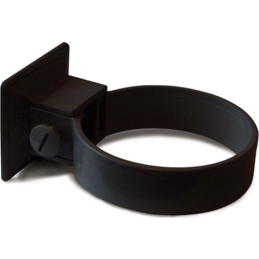 Plastmo plastrørholder Ø75mm , sort