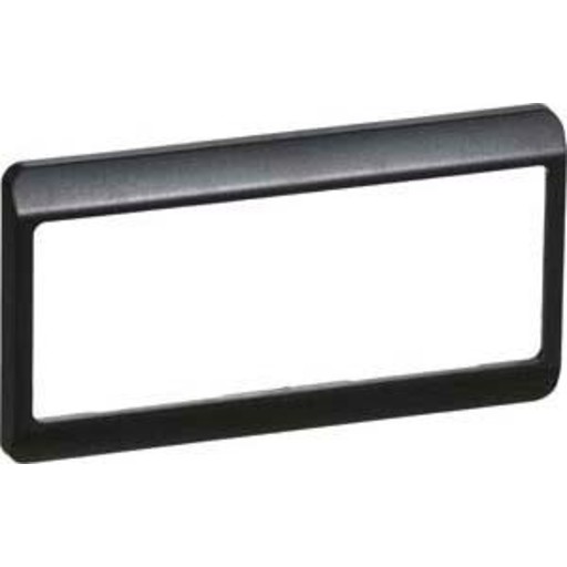 LK OPUS 66, Ramme kombi vandret, 2 modul, koksgr - Lauritz Knudsen