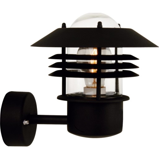 Nordlux Vejers utomhus vägglampa, svart