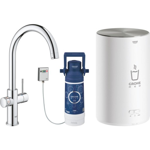 Grohe Red Duo M k&ouml;ksblandare, kokande vatten, krom