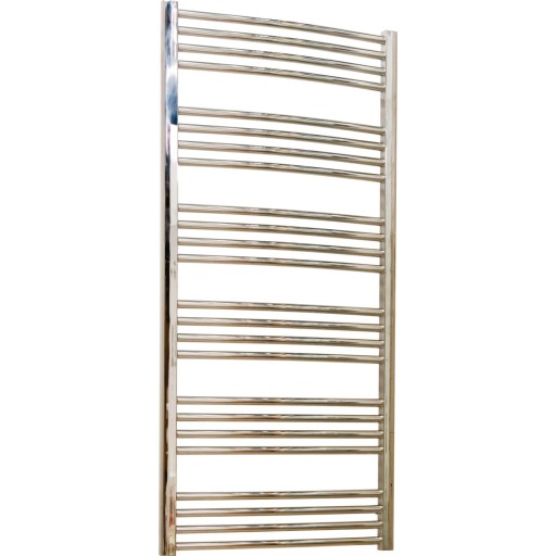 Kriss round håndklæderadiator 1320 x 600 mm forkromet