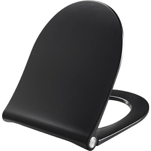 Pressalit Sway D toalettsits, soft close, snabbfäste, svart