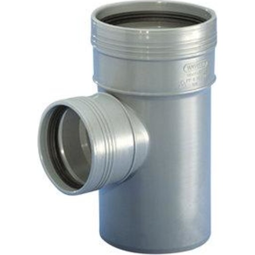 Wavin 32 x 32 mm x 87,5° Grenrør afløb grå PP