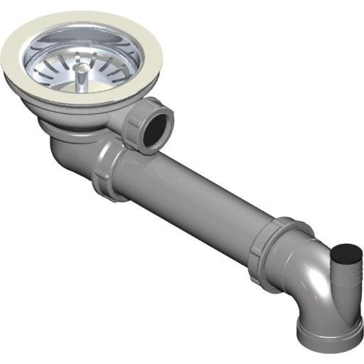 Intra A4 Afløbssæt Krom