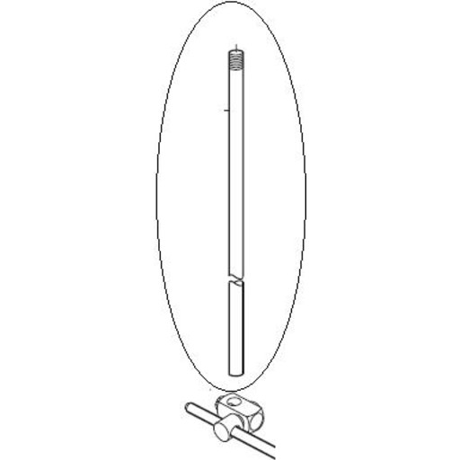 Børma løftestang til bundventil