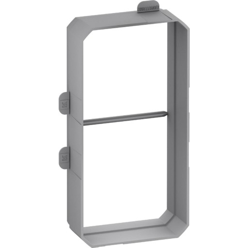 LAURITZ KNUDSEN Pudsudligningsring for nye FUGA indmurings- og indstøbningsdåser 2 modul.