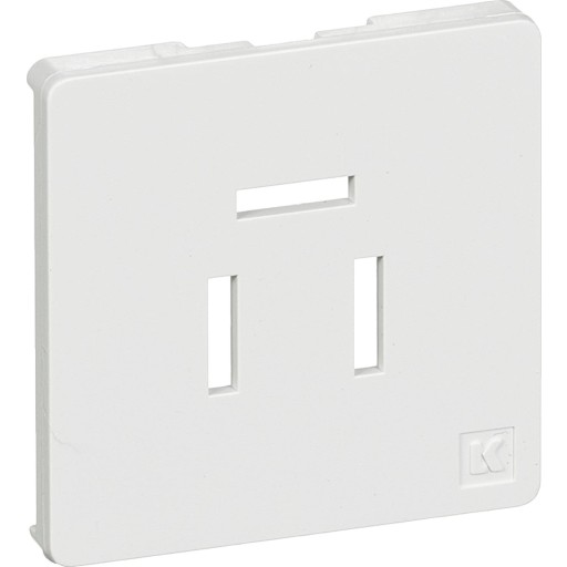 LAURITZ KNUDSEN Teleudtag FUGA® afdækning 3 pol til MD88 Farve: hvid