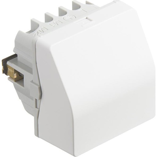 LK FUGA - Komfurudtag med 5-polet klemrkke og aflastning, 1 modul, hvid