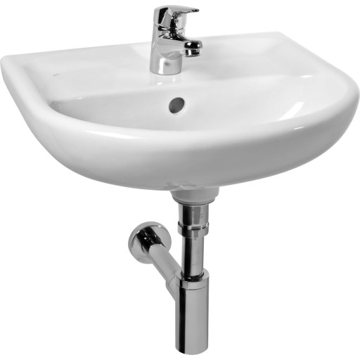 Jika Lyra+ håndvask, 45x37 cm, hvid billede