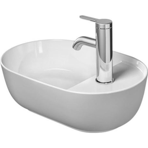 Duravit Luv bowle 420x270mm til bordplade med hanehul til højre uden overløb