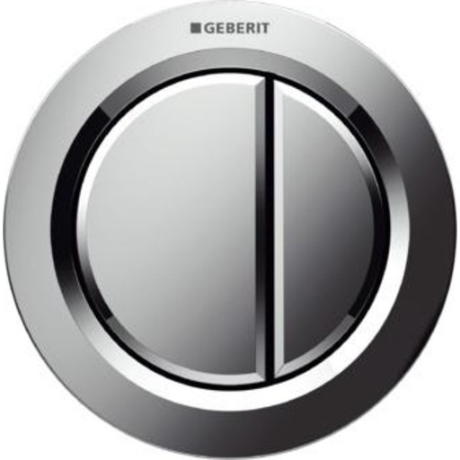 Geberit Omega 01 Round trykknap, krom billede