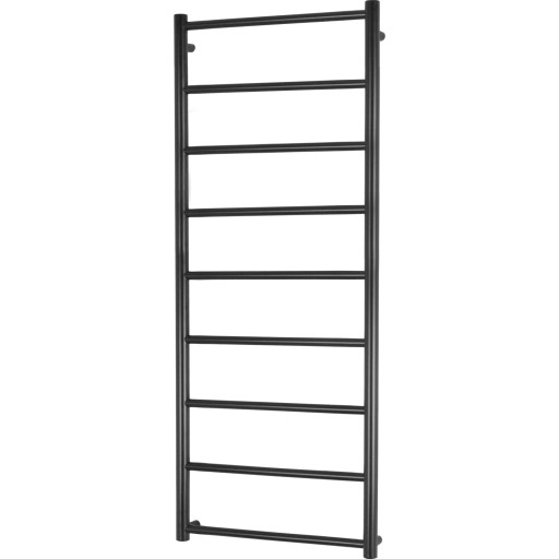 Kriss Polaris håndklædetørrer, kombi, 50x125 cm, sort