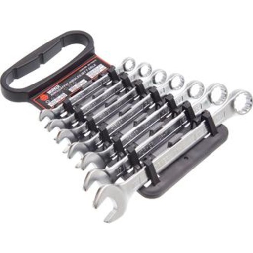 Worker 10-19 mm ringgaffelnøglesæt med 7 dele billede