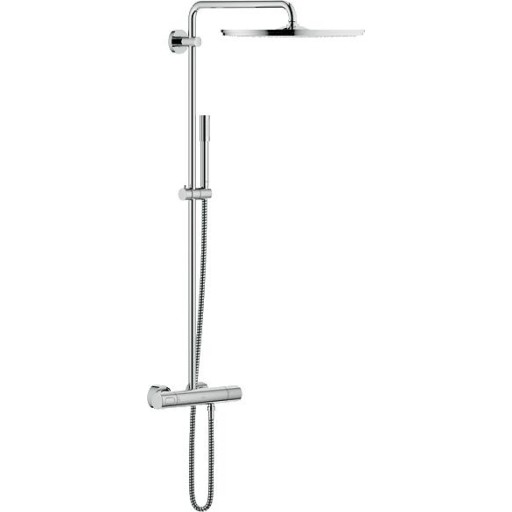 GROHE Rainshower System 400 Brusesystem med termostat til vægmontering. Krom