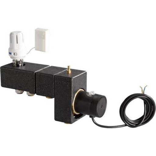 Uponor Fluvia minishunt T PUSH 12 TH-X med termostat. Komplet inklusiv isolering