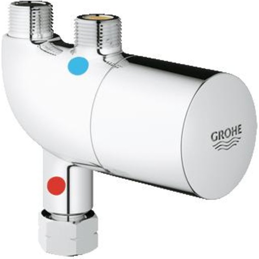 Grohe Micro Termostat/skåldssikring til Grohe Touch, Krom Reservedeler > Grohe reservedeler