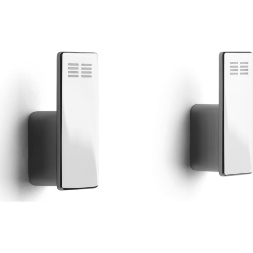 Unidrain Reframe Collection håndklædekrog, 2 stk., Håndpoleret