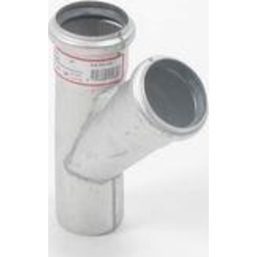 Blücher rustfri 45 grader grenrør Ø50-50 mm - AISI304/EN1.4301