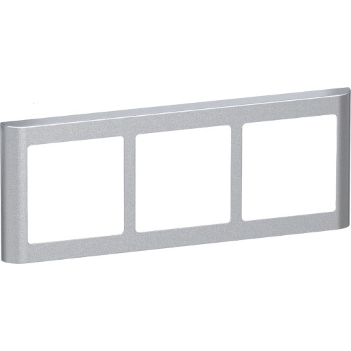 LAURITZ KNUDSEN FUGA SOFT designramme 3 modul vandret, stålmetallic.