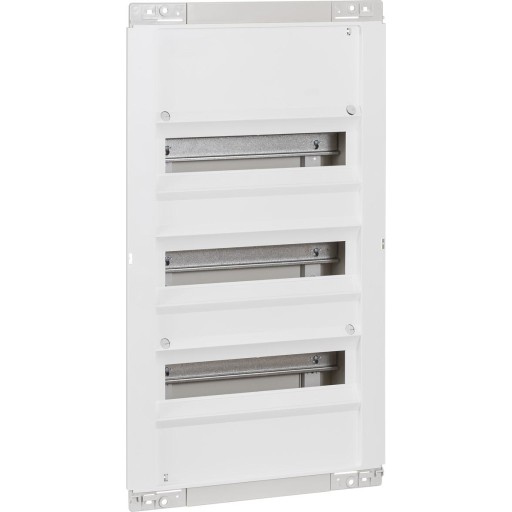 LAURITZ KNUDSEN Planforsænket gruppetavle, PGE150-21 42 moduler HxBxD: 737x360x90 mm Hvid