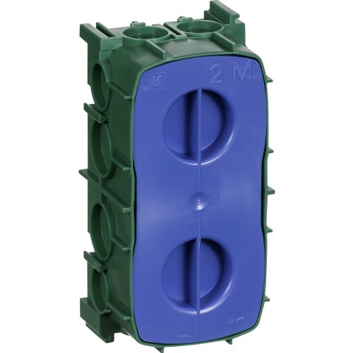 Opus ® Indmuringsdåse For Opus 66 & Opus 74, 2 Modul Grøn